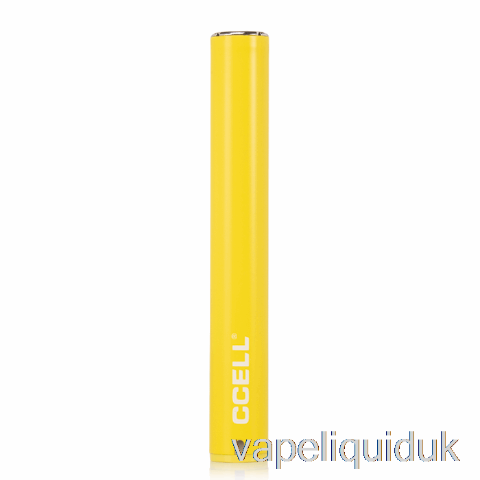 Ccell M3 Plus Vaporizer Battery Matte Yellow Vape Juice